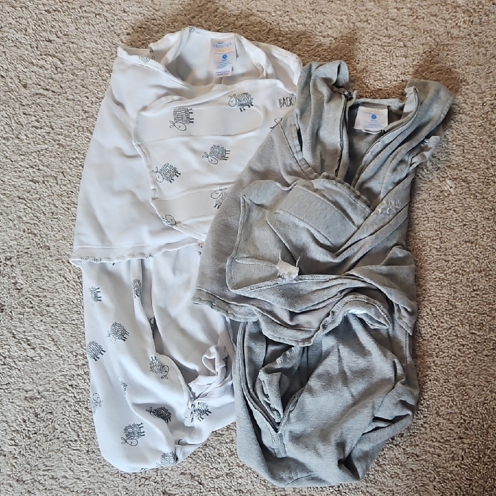 Set Of 2 Halo Sleepsack Swaddle Size Small 3-6 Months
